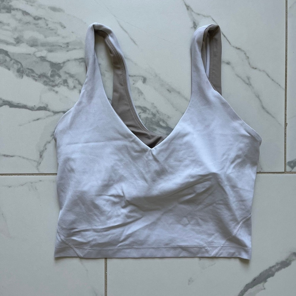 Lululemon align tank top white sz 6